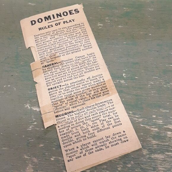 Bundle of 2 sets of Dominoes: Dragon Double Nine by Halsam & 79pc. set - Picture 4 of 7